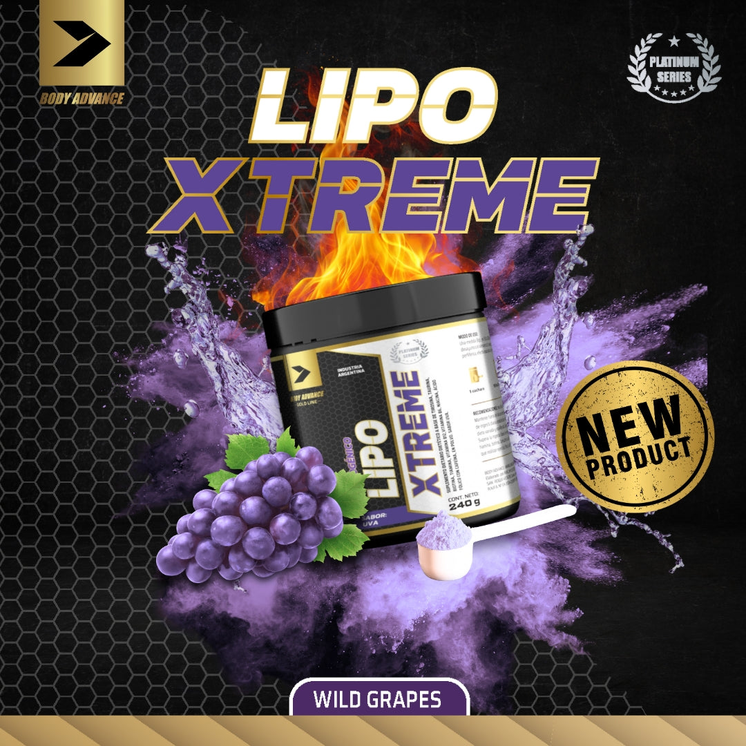 Lipo Xtreme – Termogénico quema grasa en Polvo (Sabor Uva)