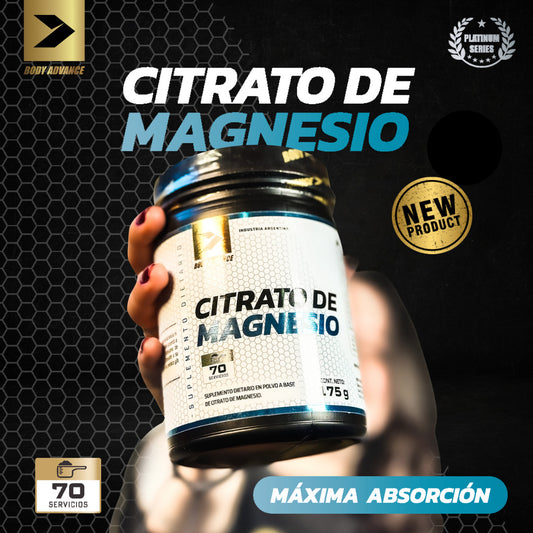 Citrato de magnesio en polvo Body Advance