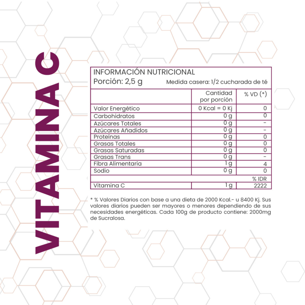 Vitamina C en polvo