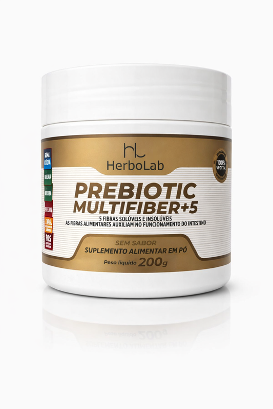 Prebiotic Multifiber+5 — Suplemento Prebiótico con 5 Fibras (200 g)