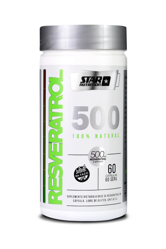 Resveratrol 500 mg por cápsula