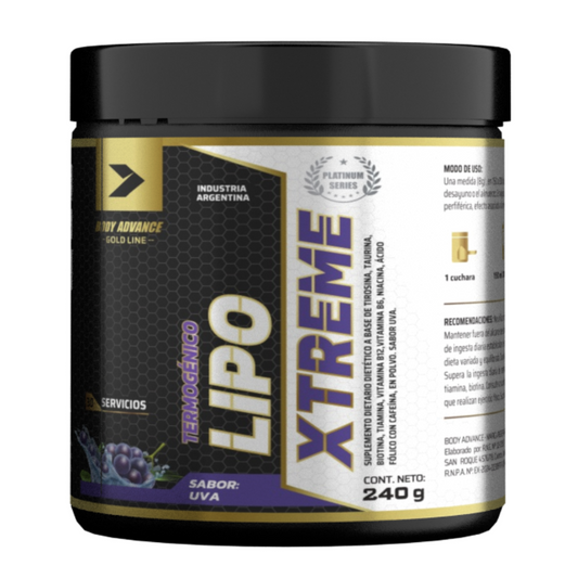 Lipo Xtreme – Termogénico quema grasa en Polvo (Sabor Uva)