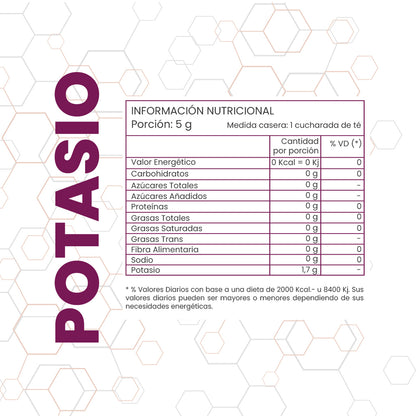 Citrato de Potasio en polvo